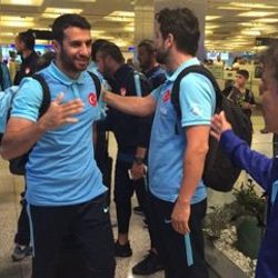 A Milli Futbol Takımı Fransa'dan döndü