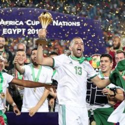 Slimani'nin ilk uluslararası kupası