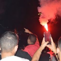 Liverpoollu taraftarların Taksim’de kupa coşkusu