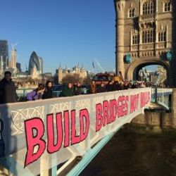 Londra'da Trump karşıtı gösteri