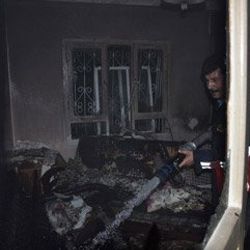 Mersin'de evde LPG patlaması