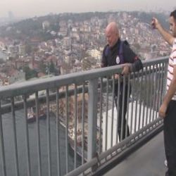 Boğaziçi Köprüsü'nden rekor atlayış İZLE