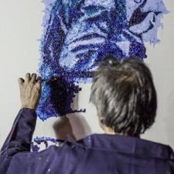 İngiliz ressam Ned Pamphilon Atatürk'ü resmetti