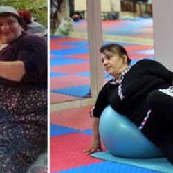 Boşandığı kocasına inat 8 ayda 65 kilo verdi