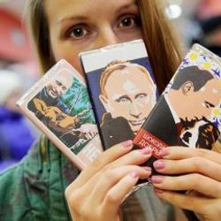 Rusya'da Putin'in adını taşıyan çikolatalar üretildi