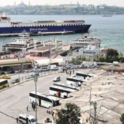 Harem Otogarı'nın çevresi güzelleştiriliyor