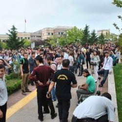 Kocaeli Üniversitesi'nde Lice protestosuna 19 gözaltı