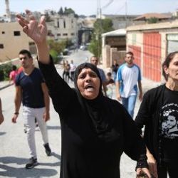 İsrail askerinin Batı Şeria'daki gösterilere müdahalesi