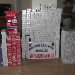 Bursa'da 5 bin paket kaçak sigara ele geçirildi