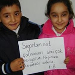 Sigortam.net'ten Gaziantepli çocuklara kış yardımı