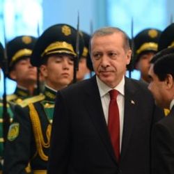 Cumhurbaşkanı Erdoğan Türkmenistan'da İZLE