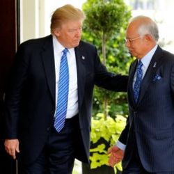 Trump Malezya Başbakanı Rezak ile görüştü