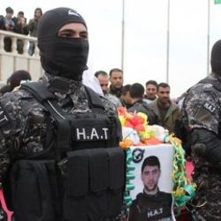 Amerika'nın tetikçileri Afrin'de gösteri yaptı