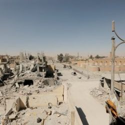 Savaşın yıktığı Rakka drone ile görüntülendi