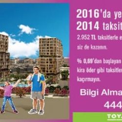 Kira öder gibi taksitlerle ev sahibi olma fırsatı !