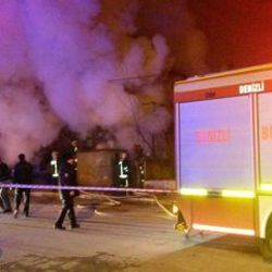 Denizli'de 2 ayrı evde yangın: 2 ölü