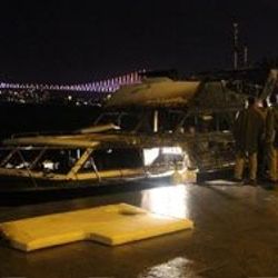 Beşiktaş'ta yatta yangın: 2 ölü