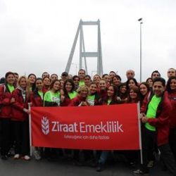 Ziraat Emeklilik ailesi takım ruhu için maraton koştu