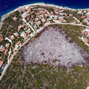 Haluk Levent'ten Kaş yangını paylaşımı