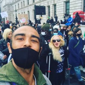 Madonna, George Floyd protestosunda