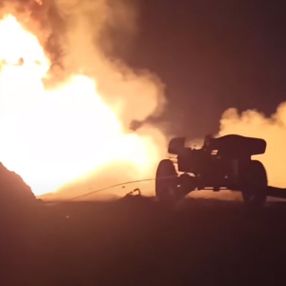 Rusya’da petrol kuyusundaki yangına tanksavarlı müdahale