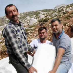 Toroslar'ın karı, serinlik kaynağı oldu