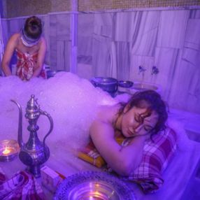 Antalya hamamlarında 'yeni normal' tellaklar