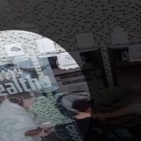 ABD'de bebeğin üzerine öksüren kadın
