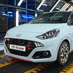 Hyundai i10 N Line Türkiye'de üretim bandına girdi