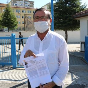 Kahramanmaraş'ta tıp okumak için 60 yaşında sınava girdi