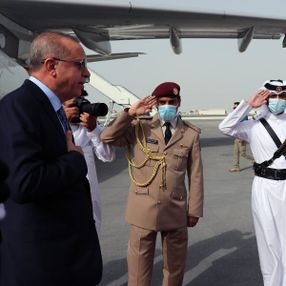 Cumhurbaşkanı Erdoğan Katar'da