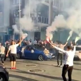 İstanbul'da düğün eğlencelerinde şaşırtan görüntüler