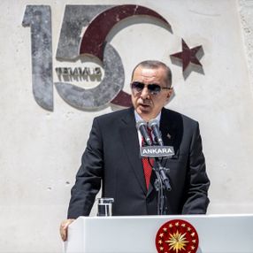 Erdoğan, 15 Temmuz Anıtı'ndaki törende konuştu