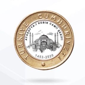 Ayasofya için hatıra parası