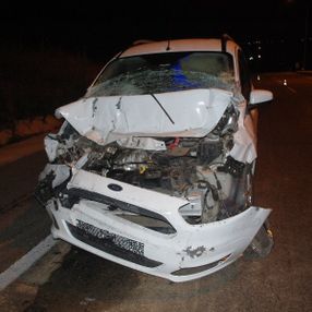 Tekirdağ'da alkollü şoför hurdaya dönen araçtan sağ çıktı