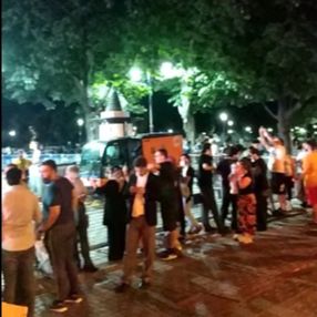 Vatandaşlar Ayasofya'da ilk namaz için toplanmaya başladı