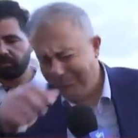 Beyrut Valisi patlama sonrası gözyaşlarını tutamadı