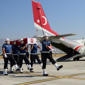 Şehit Osman Gül'ün cenazesi Kahramanmaraş'a getirildi