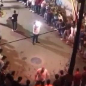 Bursa'da asker eğlencesinde korona önlemleri unutuldu