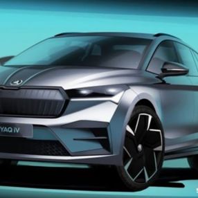 Skoda'nın elektrikli Enyaq modelinden yeni görüntüler
