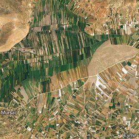 NASA, Antalya'daki tarım arazilerini uzaydan görüntüledi