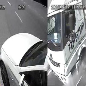 Arnavutköy'de hatalı sollama kazaya sebep oldu