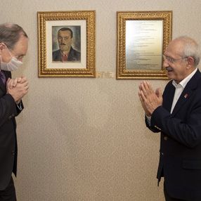 Kılıçdaroğu, AB Türkiye Delegasyonu Başkanı Christian Berger'i kabul etti