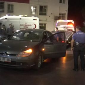 Denizli'de yaralanan kişi aracı kendi kullanarak hastaneye gitti