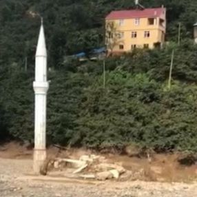 Giresun'daki sel felaketini anlatan en ilginç kare