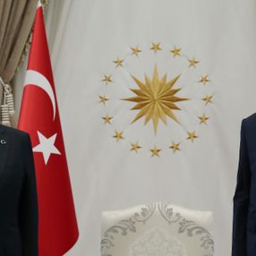 Cumhurbaşkanı Erdoğan, Mansur Yavaş'ı Külliye'de kabul etti