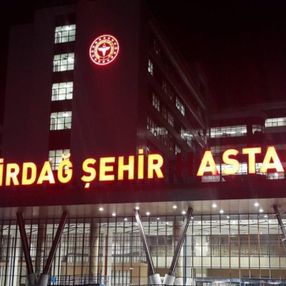 Tekirdağ Şehir Hastanesi'nden güldüren kare