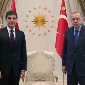Cumhurbaşkanı Erdoğan, Neçirvan Barzani'yi kabul etti
