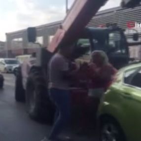 Ankara'da yol verme kavgası