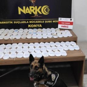 Konya'da patlıcan ve zeytin dolu çuvalların içinden uyuşturucu çıktı